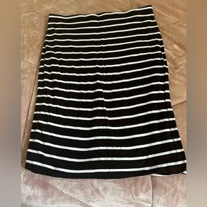 A new day striped black and white pencil skirt size xl